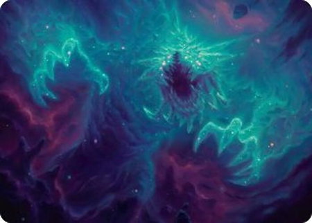 Cosmogoyf Art Card trading card from Art Series: Edge of Eternities Cosmogoyf Art Card - Art Series: Edge of Eternities Magic: The Gathering trading card