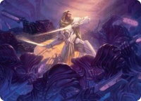 Syr Vondam, Sunstar Exemplar Art Card - Art Series: Edge of Eternities (AAEOE) #25 - Special Magic: The Gathering Trading Card