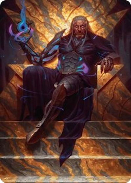 Tezzeret, Cruel Captain Art Card (1/54) trading card from Art Series: Edge of Eternities Tezzeret, Cruel Captain Art Card (1/54) - Art Series: Edge of Eternities Magic: The Gathering trading card