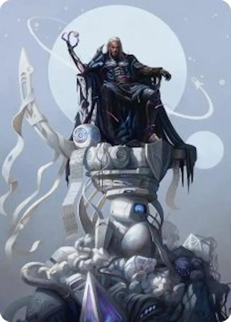 Tezzeret, Cruel Captain Art Card (35/54) - Art Series: Edge of Eternities Magic: The Gathering trading card
