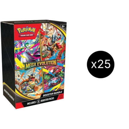 Mega Evolution Booster Bundle Case trading card from ME01: Mega Evolution Mega Evolution Booster Bundle Case - ME01: Mega Evolution Pokémon trading card