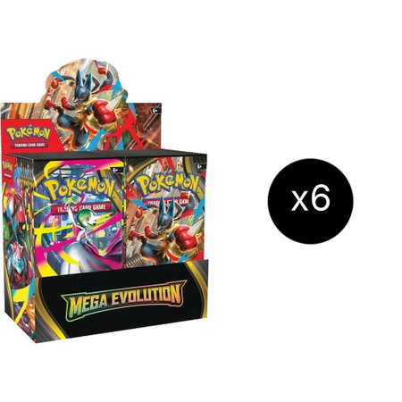 Mega Evolution Booster Box Case trading card from ME01: Mega Evolution Mega Evolution Booster Box Case - ME01: Mega Evolution Pokémon trading card