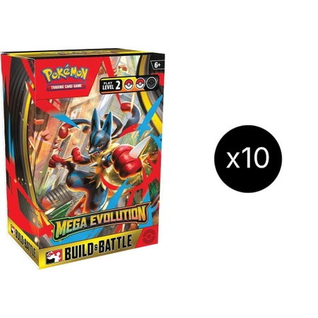 Mega Evolution Build & Battle Box Display - ME01: Mega Evolution Pokémon trading card