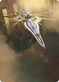 Dawnsire, Sunstar Dreadnought Art Card - Art Series: Edge of Eternities (AAEOE) #27 - Special Magic: The Gathering Trading Card