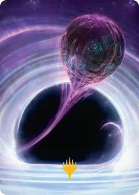 Susur Secundi, Void Altar Art Card (Gold-Stamped Planeswalker Symbol) - Art Series: Edge of Eternities (AAEOE) #33 - Special Magic: The Gathering Trading Card