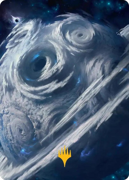 Uthros, Titanic Godcore Art Card (Gold-Stamped Planeswalker Symbol) trading card from Art Series: Edge of Eternities Uthros, Titanic Godcore Art Card (Gold-Stamped Planeswalker Symbol) - Art Series: Edge of Eternities Magic: The Gathering trading card