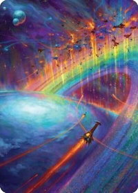 Cascading Cataracts Art Card (43/54) - Art Series: Edge of Eternities (AAEOE) #43 - Special Magic: The Gathering Trading Card