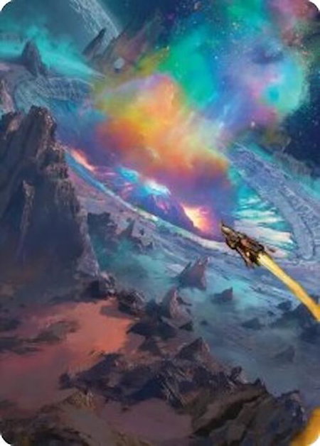 Meteor Crater Art Card - Art Series: Edge of Eternities Magic: The Gathering trading card
