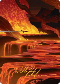 Blast Zone Art Card (Gold-Stamped Signature) - Art Series: Edge of Eternities (AAEOE) #48 - Special Magic: The Gathering Trading Card