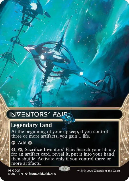 Inventors' Fair (0021) (Borderless) - Edge of Eternities: Stellar Sights Magic: The Gathering trading card