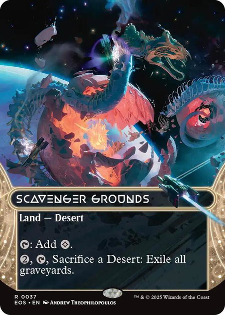 Scavenger Grounds (0037) (Borderless) - Edge of Eternities: Stellar Sights Magic: The Gathering trading card