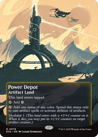 Power Depot (0079) (Borderless) - Edge of Eternities: Stellar Sights (EOS) #79 - Rare Magic: The Gathering Trading Card