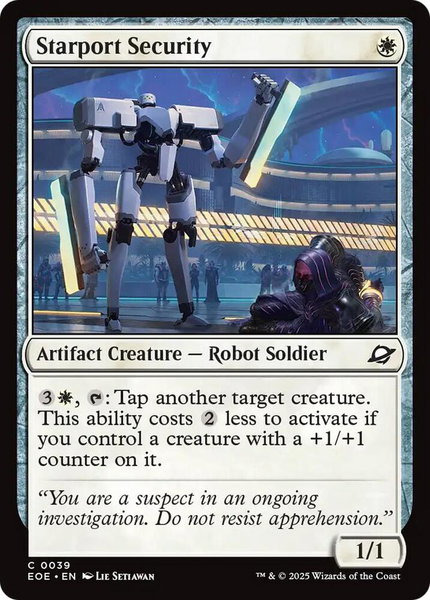 Starport Security - Edge of Eternities Magic: The Gathering trading card
