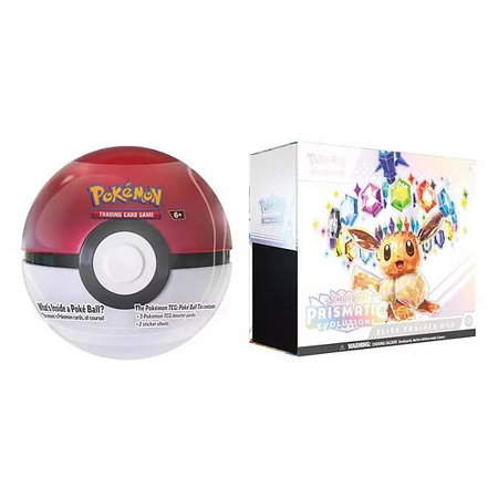 Sam's Club Prismatic Evolutions Elite Trainer Box and Pokeball - Miscellaneous Cards & Products Pokémon trading card