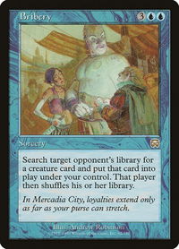 Bribery - Mercadian Masques (MMQ) #62 - Rare Magic: The Gathering Trading Card