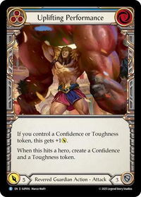 Uplifting Performance - Super Slam (SUP) #SUP016 - Rare Flesh and Blood Trading Card