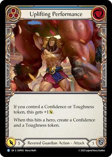 Uplifting Performance - Super Slam Flesh and Blood trading card
