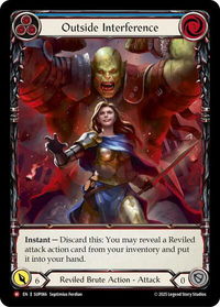 Outside Interference (Extended Art) - Super Slam (SUP) #SUP066 - Majestic Flesh and Blood Trading Card