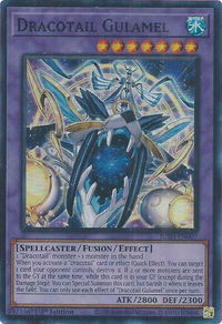 Dracotail Gulamel (Super Rare) - Justice Hunters (JUSH) #JUSH-EN007 - Super Rare YuGiOh Trading Card