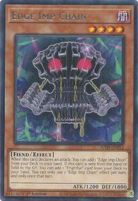 Edge Imp Chain - Justice Hunters (JUSH) #JUSH-EN012 - Rare YuGiOh Trading Card