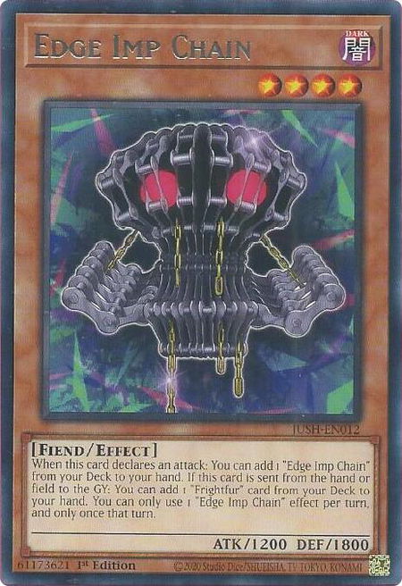 Edge Imp Chain - Justice Hunters YuGiOh trading card