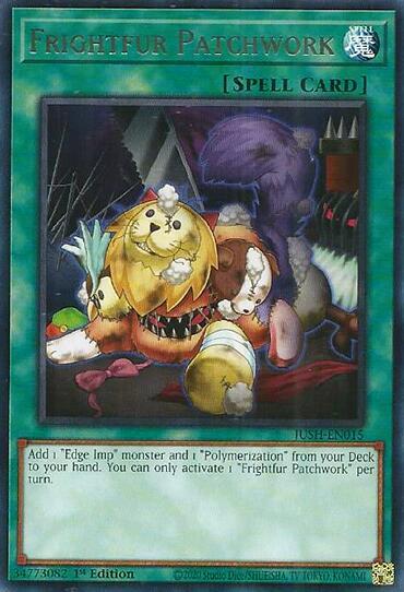 Frightfur Patchwork trading card from Justice Hunters Frightfur Patchwork - Justice Hunters YuGiOh trading card