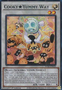 CookyYummy Way (Super Rare) - Justice Hunters (JUSH) #JUSH-EN020 - Super Rare YuGiOh Trading Card