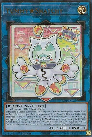 YummySnatchy - Justice Hunters YuGiOh trading card