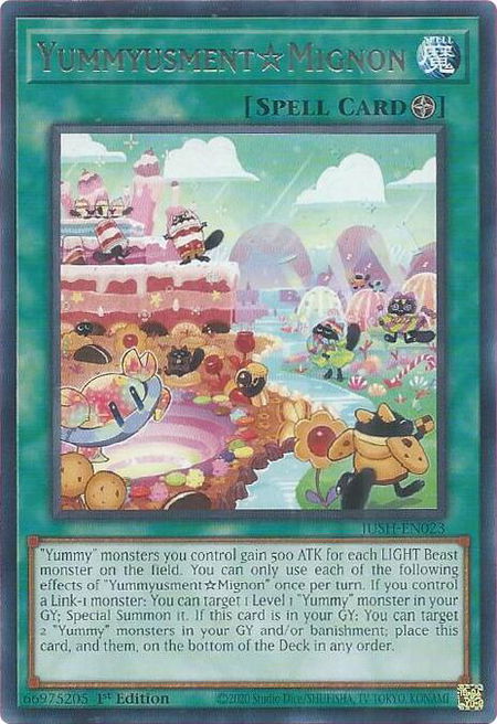 YummyusmentMignon - Justice Hunters YuGiOh trading card