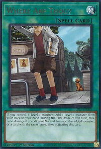 Where Arf Thou? - Justice Hunters (JUSH) #JUSH-EN028 - Rare YuGiOh Trading Card