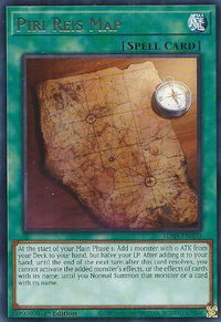 Piri Reis Map - Justice Hunters (JUSH) #JUSH-EN030 - Rare YuGiOh Trading Card