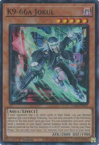 K9-66a Jokul - Justice Hunters (JUSH) #JUSH-EN032 - Super Rare YuGiOh Trading Card