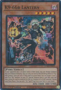 K9-66b Lantern - Justice Hunters (JUSH) #JUSH-EN033 - Super Rare YuGiOh Trading Card