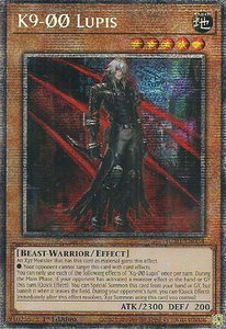 K9-00 Lupis (Starlight Rare) - Justice Hunters (JUSH) #JUSH-EN034 - Starlight Rare YuGiOh Trading Card