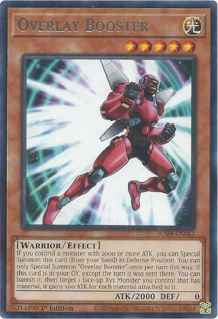 Overlay Booster - Justice Hunters YuGiOh trading card