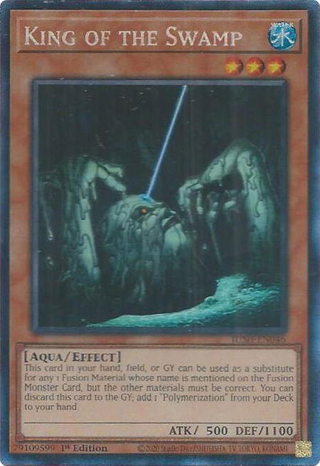 King of the Swamp (CR) - Justice Hunters YuGiOh trading card