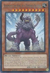 Behemoth the King of a Hundred Battles - Justice Hunters (JUSH) #JUSH-EN050 - Rare YuGiOh Trading Card