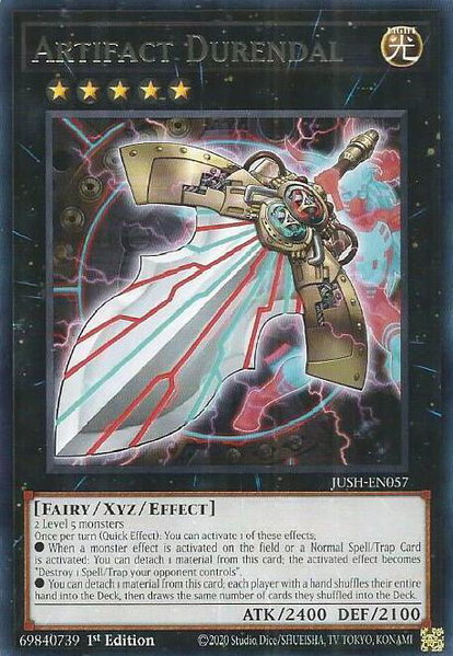 Artifact Durendal - Justice Hunters YuGiOh trading card