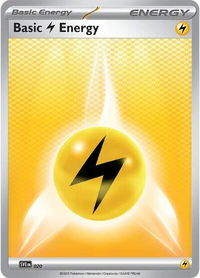 Basic Lightning Energy - 020 - SVE: Scarlet & Violet Energies (SVE) #020 - Common Pokémon Trading Card