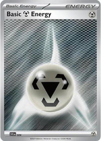 Basic Metal Energy - 024 - SVE: Scarlet & Violet Energies (SVE) #024 - Common Pokémon Trading Card