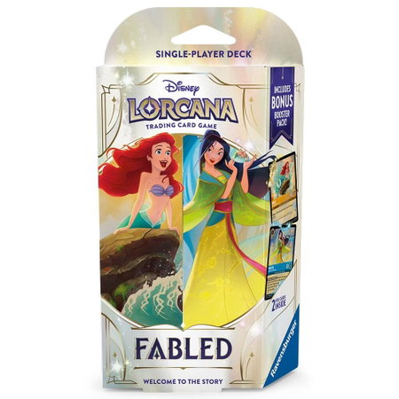Disney Lorcana: Fabled Starter Deck (Amber & Sapphire) trading card from Fabled Disney Lorcana: Fabled Starter Deck (Amber & Sapphire) - Fabled Disney Lorcana trading card