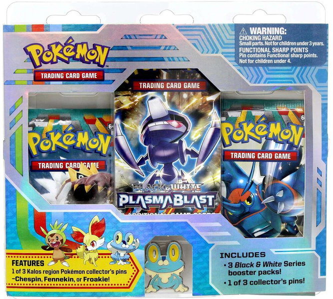 Collector's Pin Three Pack Blisters (Froakie) trading card from XY Base Set Collector's Pin Three Pack Blisters (Froakie) - XY Base Set Pokémon trading card