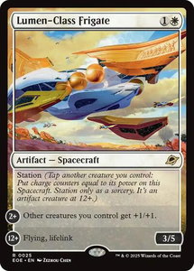 Lumen-Class Frigate - Promo Pack: Edge of Eternities (PPEOE) #25 - Rare Magic: The Gathering Trading Card