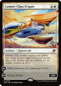 Lumen-Class Frigate - Promo Pack: Edge of Eternities (PPEOE) #25 - Rare Magic: The Gathering Trading Card