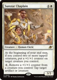 Sunstar Chaplain - Promo Pack: Edge of Eternities (PPEOE) #40 - Rare Magic: The Gathering Trading Card