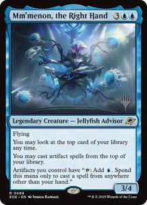Mm'menon, the Right Hand - Promo Pack: Edge of Eternities (PPEOE) #68 - Rare Magic: The Gathering Trading Card