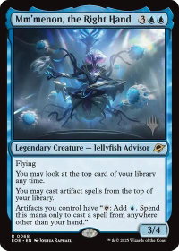 Mm'menon, the Right Hand - Promo Pack: Edge of Eternities (PPEOE) #68 - Rare Magic: The Gathering Trading Card