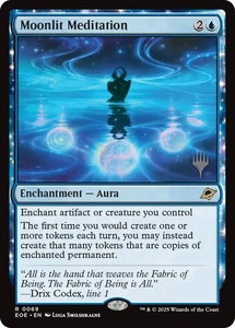 Moonlit Meditation - Promo Pack: Edge of Eternities (PPEOE) #69 - Rare Magic: The Gathering Trading Card