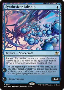 Synthesizer Labship - Promo Pack: Edge of Eternities (PPEOE) #81 - Rare Magic: The Gathering Trading Card