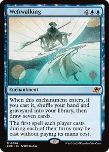Weftwalking - Promo Pack: Edge of Eternities (PPEOE) #86 - Mythic Rare Magic: The Gathering Trading Card